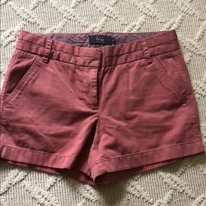 off red/purple color maybe like a cinnamon short